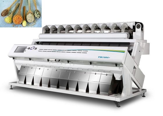 Tecnologia di controllo della luce variabile AI Grain Color Sorter Basso tasso di danni