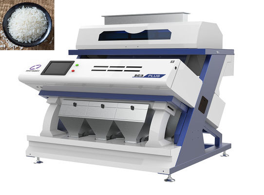 1170 kg Ultra Low Air Consumption Rice Color Sorter Sistema operativo touch screen